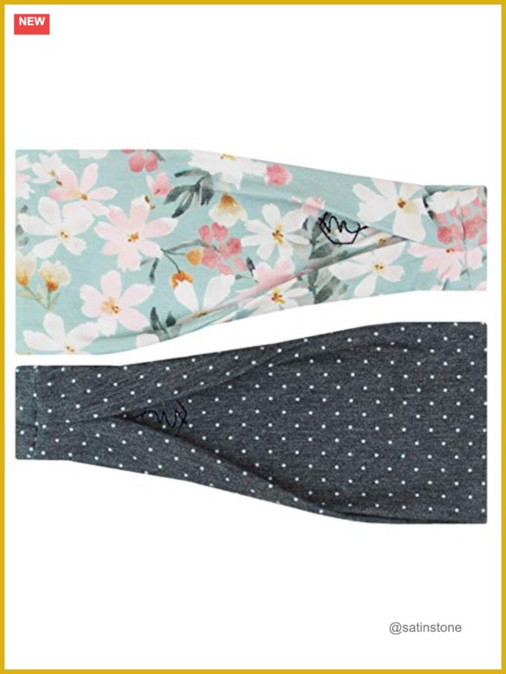 Wide Workout Headbands Non-Slip Sweatbands for Gym Running Yoga